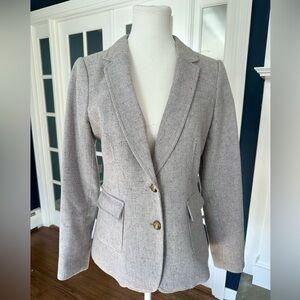 Banana Republic Classic Wool-Blend Riding Jacket, Size 8P
